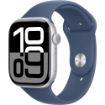 Obrázek Apple Watch Series 10 GPS 42mm Silver Aluminium Case with Denim Sport Band - M/L