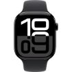 Obrázek Apple Watch Series 10 GPS 42mm Jet Black Aluminium Case with Black Sport Band - S/M