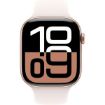 Obrázek Apple Watch Series 10 GPS 46mm Rose Gold Aluminium Case with Light Blush Sport Band - S/M