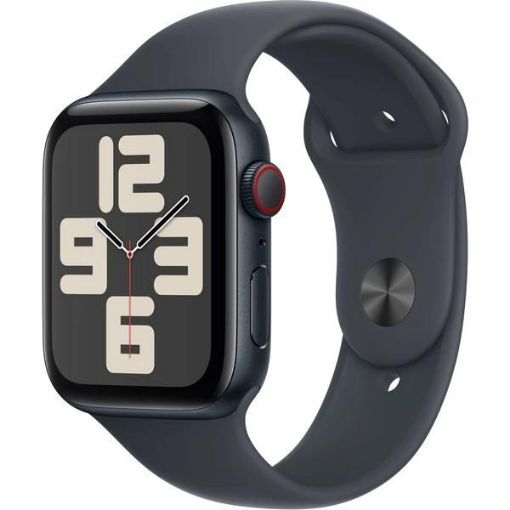 Obrázek Apple Watch SE (2024) GPS + Cellular 40mm Midnight Aluminium Case with Midnight Sport Band - M/L