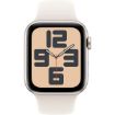 Obrázek Apple Watch SE (2024) GPS + Cellular 40mm Starlight Aluminium Case with Starlight Sport Band - S/M