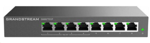 Obrázek Grandstream GWN7701P Unmanaged Network Switch 8 portů / 4 PoE out