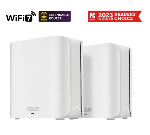 Obrázek ASUS ZenWifi BD4 2-pack, WiFi7 Extendable Router, AiMesh, 2x WAN/LAN
