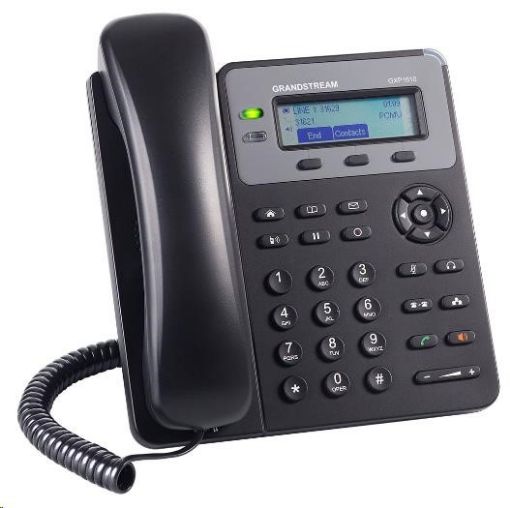 Obrázek Grandstream GXP1610 [VoIP telefon - 1x SIP účet, HD audio, 3 program.tlačítka, switch 2xLAN 10/100Mbps]