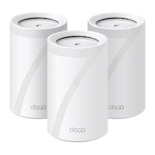 Obrázek TP-Link Deco BE65(3-pack) WiFi7 Mesh(BE9300,2,4GHz/5GHz/6GHz,4x2,5GbELAN/WAN, 1xUSB3.0)