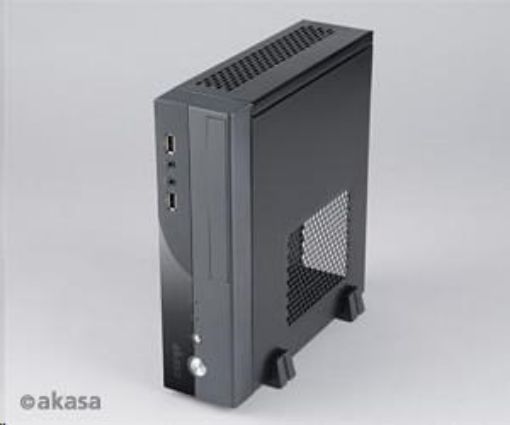 Obrázek AKASA case Crypto VESA, MiniITX, černá + 80W AC adaptér