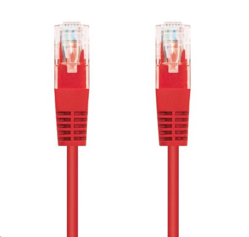 Obrázek C-TECH kabel patchcord Cat5e, UTP, červený, 2m