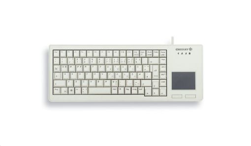 Obrázek CHERRY klávesnice G84-5500, touchpad, ultralehká, USB, EU, šedá