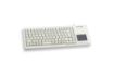 Obrázek CHERRY klávesnice G84-5500, touchpad, ultralehká, USB, EU, šedá