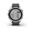 Obrázek Garmin fenix 7s Glass, Silver/ Graphite Silicone Band, EU