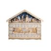 Obrázek Solight LED adventní kalnedář - horská chata, 10x LED, 50x40cm, 2x AA