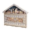 Obrázek Solight LED adventní kalnedář - horská chata, 10x LED, 50x40cm, 2x AA