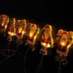Obrázek Solight LED okenní řetěz - Santa, 6x LED, přísavný, 120cm, 2x AA