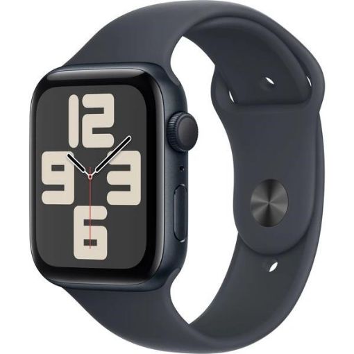 Obrázek Apple Watch SE (2024) GPS 40mm Midnight Aluminium Case with Midnight Sport Band - S/M