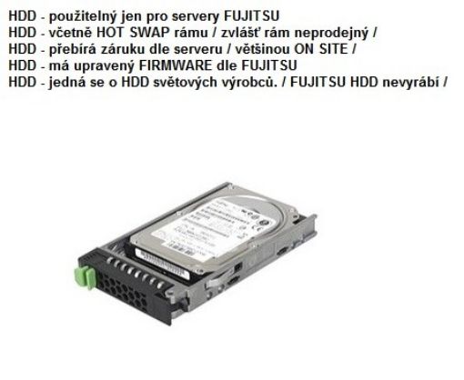 Obrázek FUJITSU HDD SRV SAS 12G 1.2TB 10K 512n HOT PL 2.5' EP