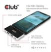 Obrázek Club3D hub pro mobilní telefony USB Type C 4-in-1 Hub to HDMI™ 4K60Hz USB Type C PD / USB Type A / Audio jack