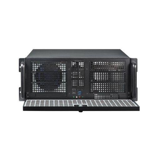 Obrázek CHIEFTEC skříň Rackmount 4U ATX/EATX, UNC-411E-B-OP, Black, bez zdroje