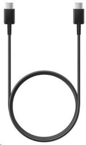 Obrázek Samsung datový kabel EP-DG980BBE, USB-C, 3A, délka 1 m, černá (bulk)