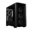Obrázek ASUS case A23 PLUS TG ARGB, Mini Tower, průhledná bočnice, 4x120mm ARGB Fan, černá
