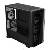 Obrázek ASUS case A23 PLUS TG ARGB, Mini Tower, průhledná bočnice, 4x120mm ARGB Fan, černá