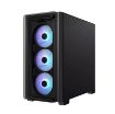 Obrázek ASUS case A23 PLUS TG ARGB, Mini Tower, průhledná bočnice, 4x120mm ARGB Fan, černá