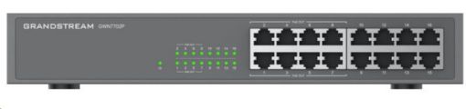 Obrázek Grandstream GWN7702P Unmanaged Network Switch 16 portů / 8 PoE out