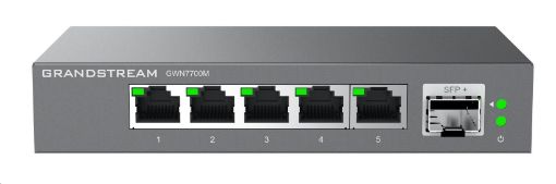 Obrázek Grandstream GWN7700M Unmanaged Network Switch 5 2,5Gb portů / 1 SFP+