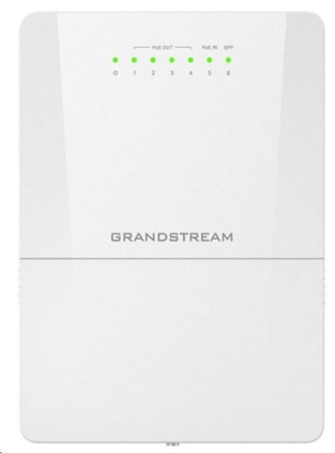 Obrázek Grandstream GWN7710R venkovní L2 Lite managed switch, 5xGbE, 4xPoE+, IP66