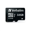 Obrázek VERBATIM MicroSDHC karta 32GB Pro, U3 + adaptér