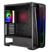 Obrázek Cooler Master case MasterBox 540, Mid Tower, ATX, USB3.2, USB-C, bez zdroje, průhledná bočnice, černá