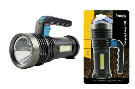 Obrázek Technik Camping Lamp C20 nabíjecí svítilna s madlem 300lm čelní a boční LED