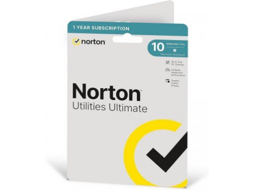 Obrázek NORTON UTILITIES ULTIMATE WL CZ 1 uživatel  10 zařízení 1 rok ESD