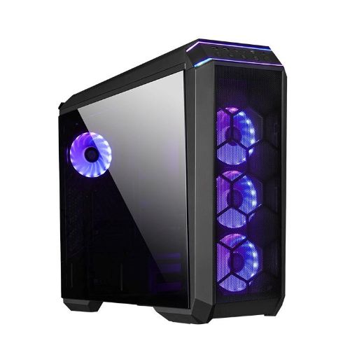 Obrázek CHIEFTEC skříň STALLION 3, ATX, 1x USB-C 3.2, 2x USB 3.1, 1x USB 2.0, 4x 120mm RGB Fan, černá