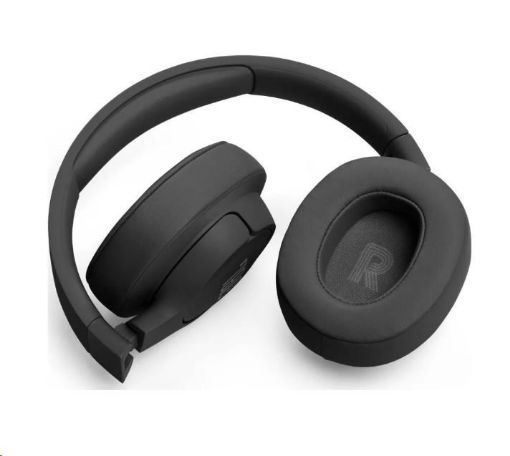 Obrázek JBL Tune 720BT Black bezdrátová sluchátka přes uši, Bluetooth 5.3, až 76 hodin a rychlé dobití, černá