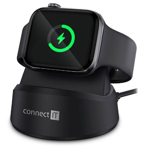 Obrázek CONNECT IT Bezdrátová nabíječka WatchCharger pro Apple Watch, Černá