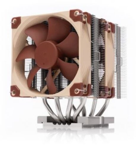 Obrázek NOCTUA Chladič CPU NH-D9 DX-4677 4U, 2x 92mm, LGA4677, LGA4710, hnědá/stříbrná