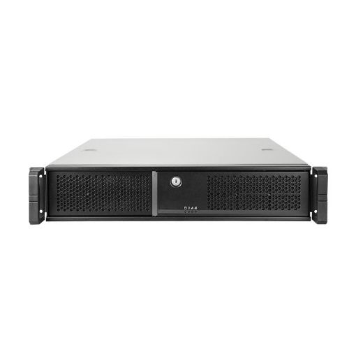 Obrázek CHIEFTEC skříň Rackmount 2U mATX/ATX, UNC-209S-B, 400W PSU, Black