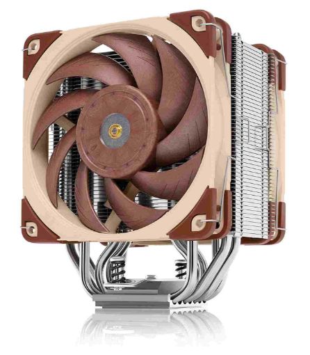 Obrázek NOCTUA Chladič CPU NH-U12A, 2x 120mm, LGA1851, AM5, hnědá/stříbrná