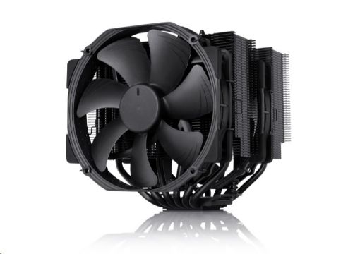 Obrázek NOCTUA Chladič CPU NH-D15 chromax.black, 2x 140mm, LGA1851, AM5, černá