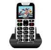 Obrázek EVOLVEO EasyPhone, mobilní telefon pro seniory s nabíjecím stojánkem, bílá