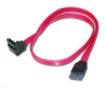 Obrázek PREMIUMCORD Kabel SATA 0,5m 1x90°+1x rovný konektor