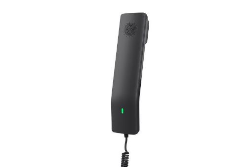 Obrázek Grandstream GHP611, hotelový VoIP telefon, 2 linky, 2 SIP účty, PoE, 1x RJ45, HD Audio, 3 cestná konference, Černý