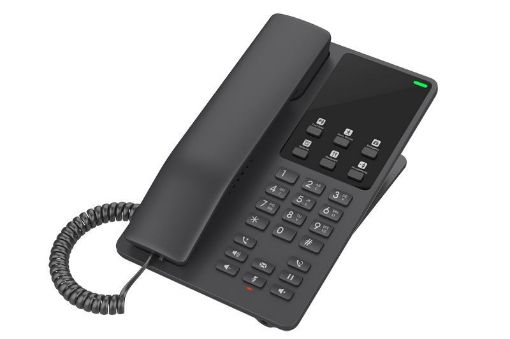Obrázek Grandstream GHP621W, hotelový VoIP telefon, 2 linky, 2 SIP účty, Wi-Fi, HD Audio, 3 cestná konference, Černý
