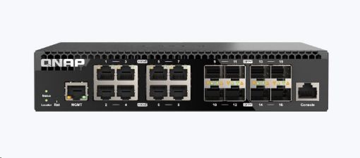 Obrázek QNAP switch QSW-M3216R-8S8T (8xSFP+,8x10GbE)