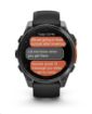 Obrázek Garmin fenix® 8 – 51 mm, AMOLED, Slate grey a Černý silikonový řemínek