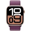 Obrázek Apple Watch Series 10 GPS + Cellular 42mm Rose Gold Aluminium Case with Plum Sport Loop