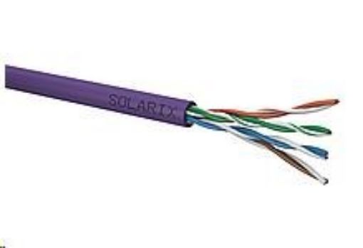 Obrázek Instalační kabel Solarix UTP, Cat5E, drát, LSOH, box 100m SXKD-5E-UTP-LSOH
