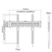 Obrázek Fixní držák Tv Fiber Mounts M6C43