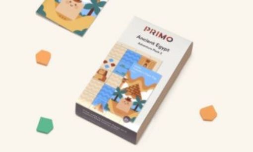 Obrázek Dobrodružná mapa starověkého egypta pro robota cubetto