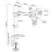 Obrázek Držák monitoru na stůl Fiber Mounts M7C17
